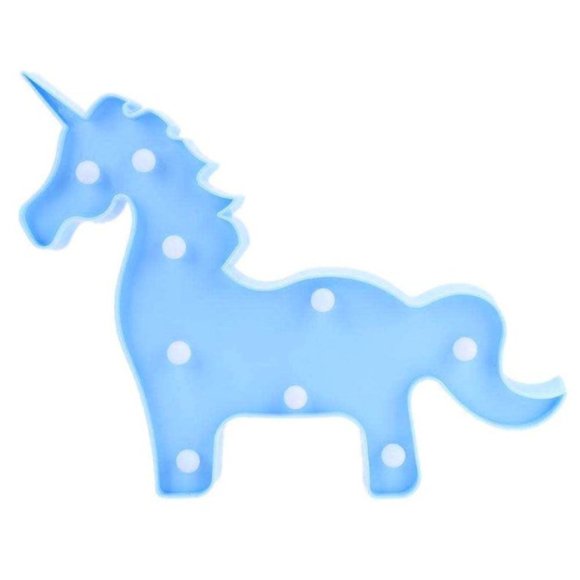 Other - NIB Blue Unicorn LED Marquee Light